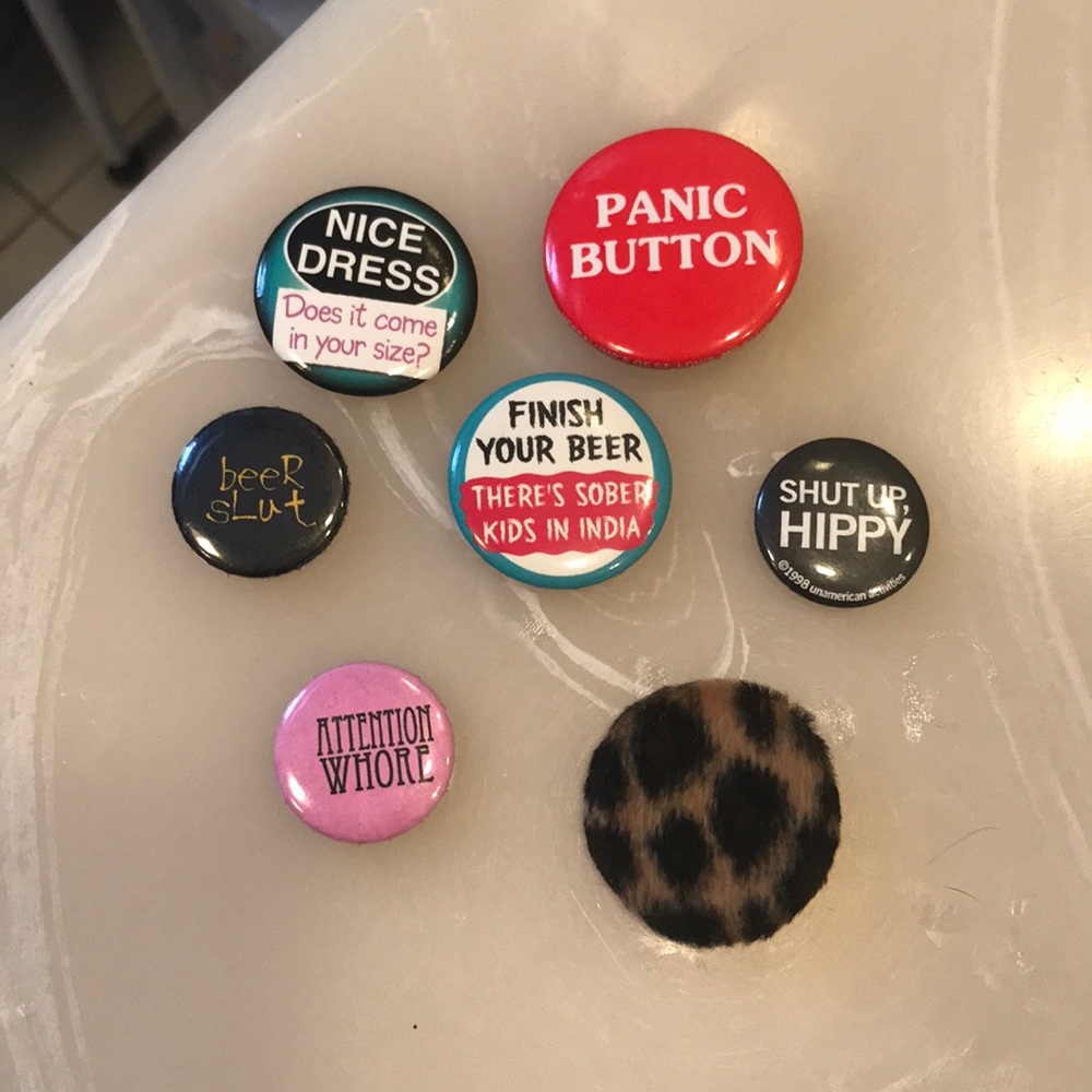 Um, Some Ruder, More Sarcastic Vintage 90’s Pins